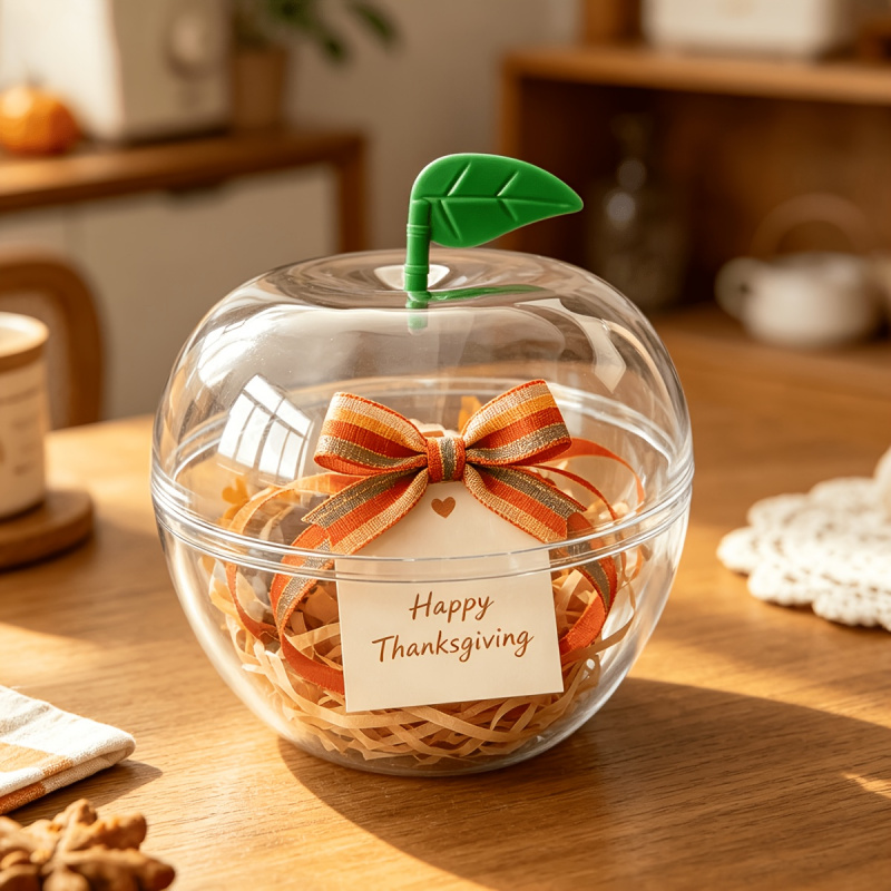 30Pcs Clear Apple Shaped Plast - Event Party Box 评论和价格