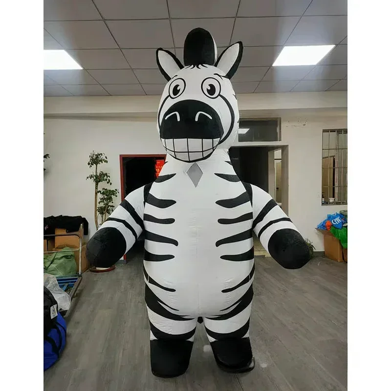 Inflatable Zebra Mascot Costum - Event Party 评论和价格