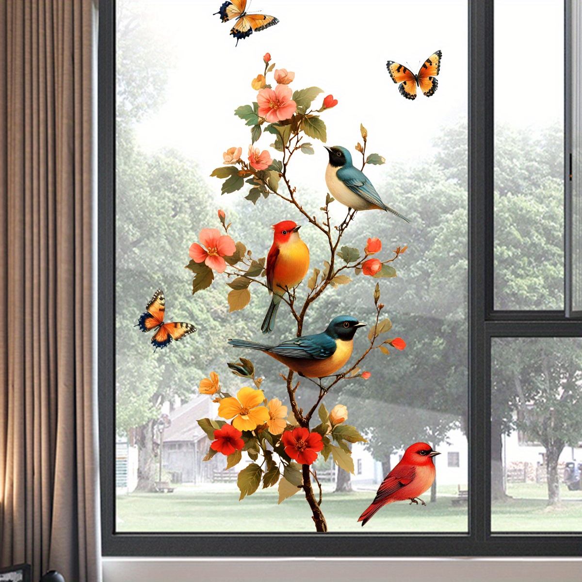 1 Piece of Pastoral Flower and - Flower Wall Panel 评论和价格
