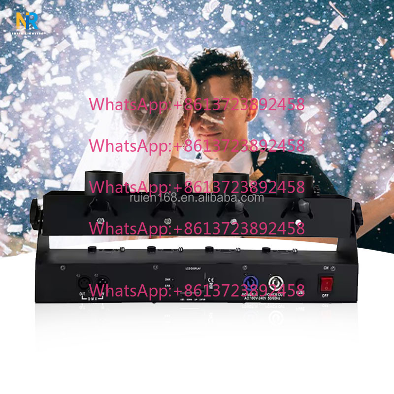Dmx 512 Four-Tube Confetti Mac - Confetti Cannon Tube 评论和价格
