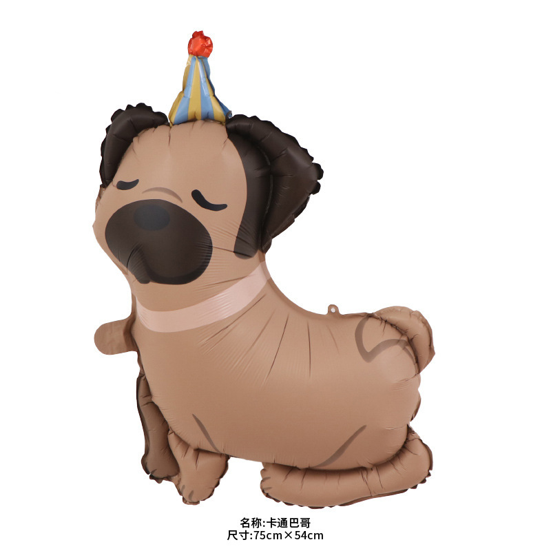 2pcs Matte Cartoon Pet Dogs Bi - Balloon Pump Hand 评论和价格