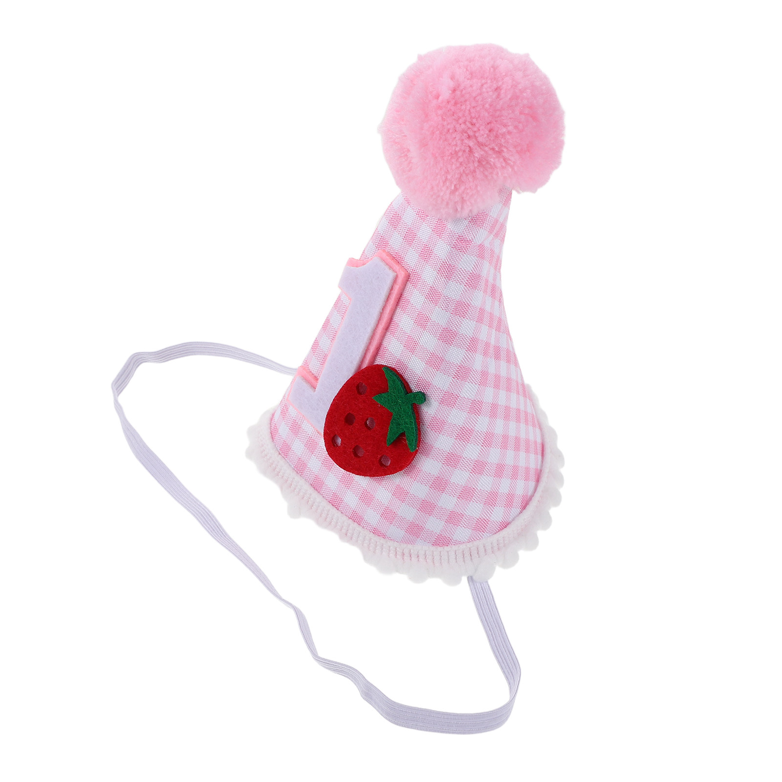 Strawberry First Birthday Hat  - Party Hat Cone 评论和价格