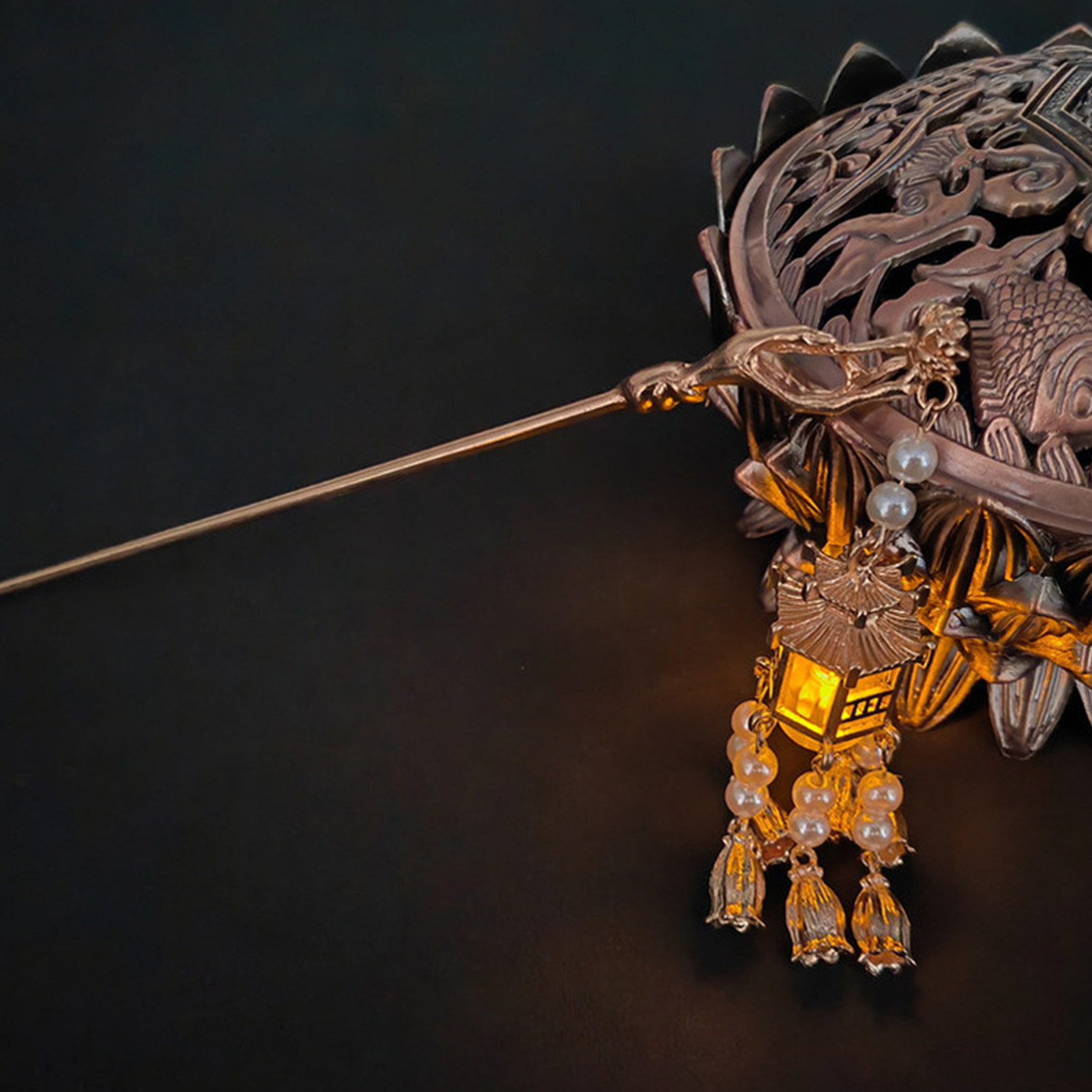 Retro Chinese Style Hair Stick - Neon Sign Party 评论和价格