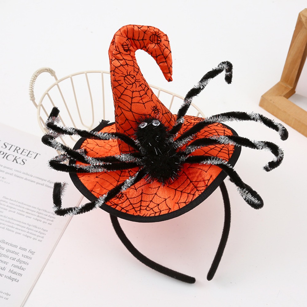 Spider Halloween Witch Hat Hea - Party Hat Cone 评论和价格