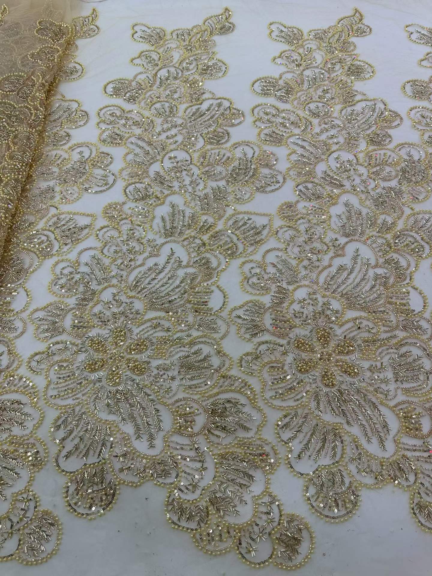 2027 Wedding Dress Fabric, Ele - Glitter Tablecloth 评论和价格